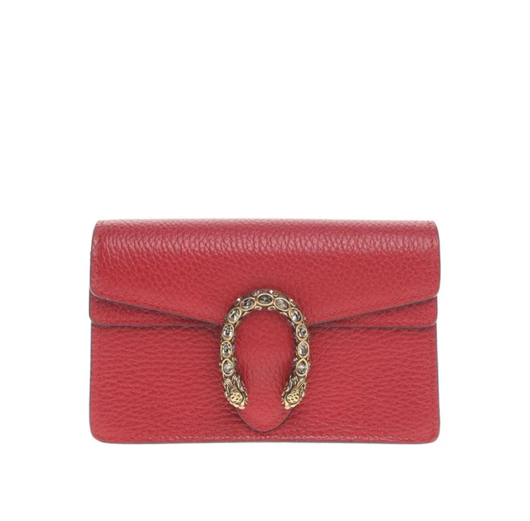 95新 GUCCI/古驰 古驰红色钻扣酒神mini-K427