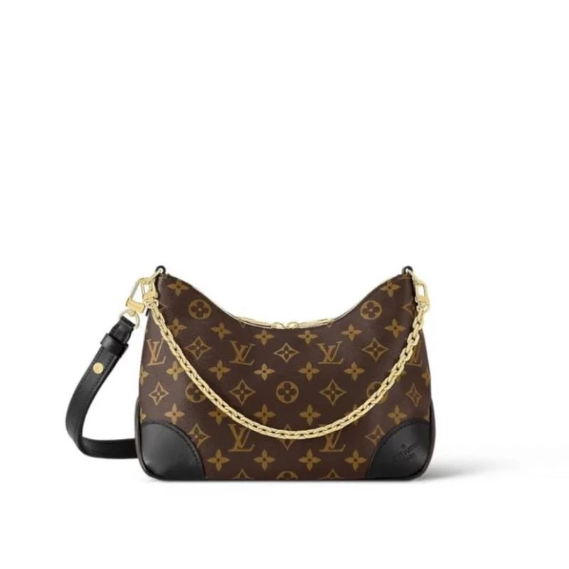 99新 LouisVuitton/路易威登 【99新】芯片新款lv黑牛角斜挎包