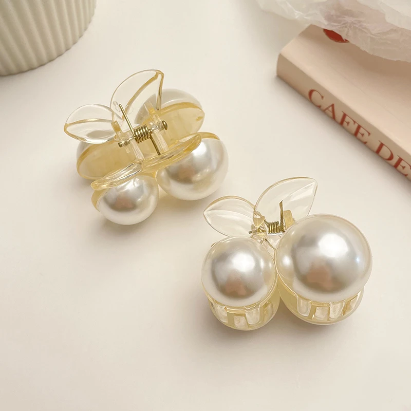 仿珍珠发饰 珍珠小抓夹发饰小号夹子头饰发夹女侧边刘海前额发卡