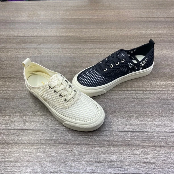 2024夏季新款女鞋镂空透气网面小白鞋厚底增高休闲板鞋女鞋子7205