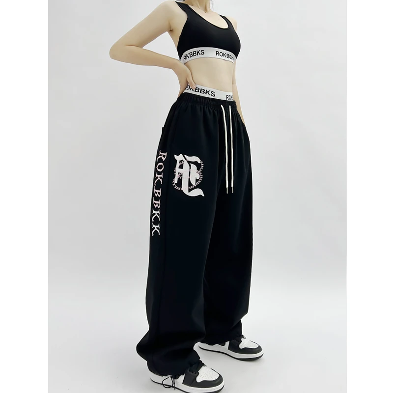 ROKBBK-K/布韩街舞hiphop运动裤爵士舞jazz裤子女服装套装裤子潮