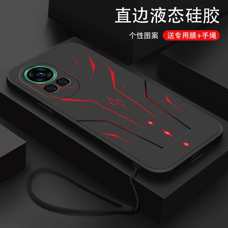华为nova12手机壳12pro新款保护套全包nova12ultra机甲红12pr0硅