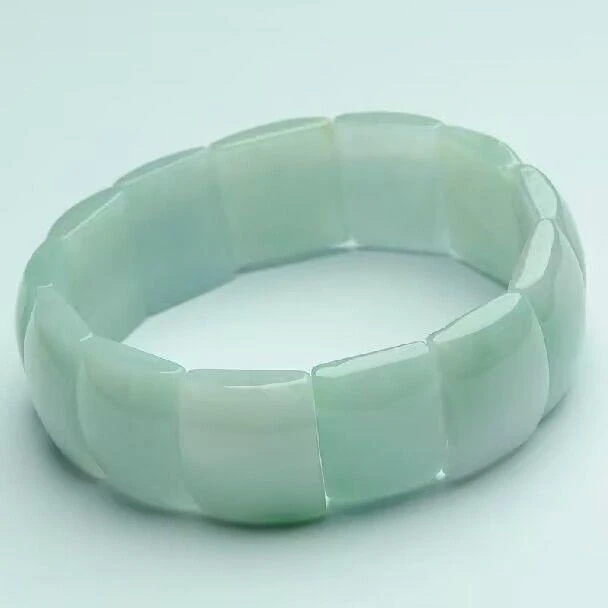 假一赔十天然翡翠A货竹排步步高升手链玉石手串节节高手排男女款