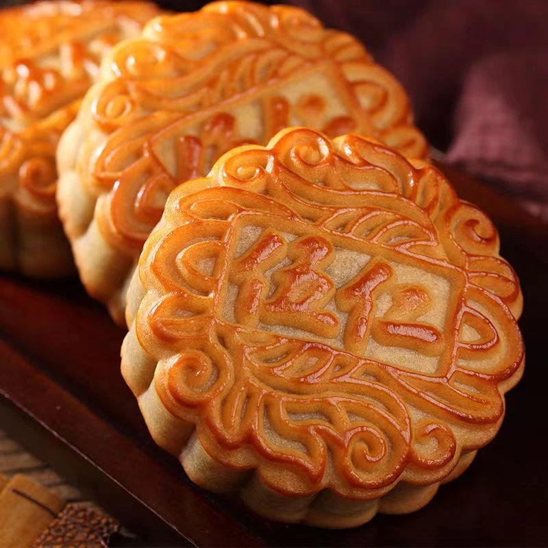 五仁月饼广式大月饼叉烧传统手工现做现发玉林月饼中秋送礼批发