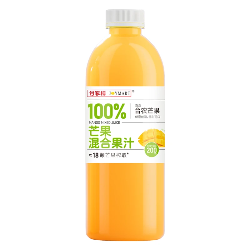 合家福 含维生素C200mg100%芒果混合果汁 1升/瓶