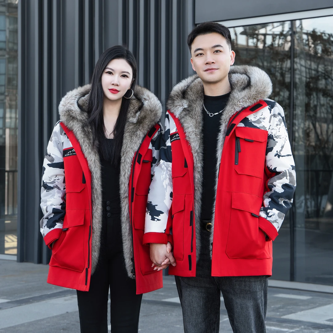 【杰哥】秋冬新款派克服情侣装连帽保暖可脱卸外套冲锋衣PK8861