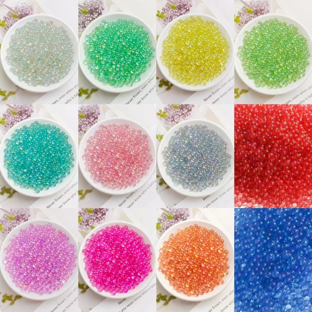 夜光炒货-啵啵-夜光串珠-尖底冰透钻（送补充包）-单品材料饰品DIY