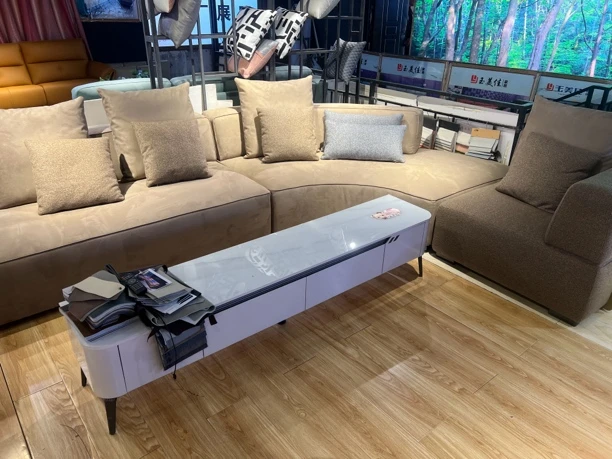 美凯龙沙发弧形高端大气