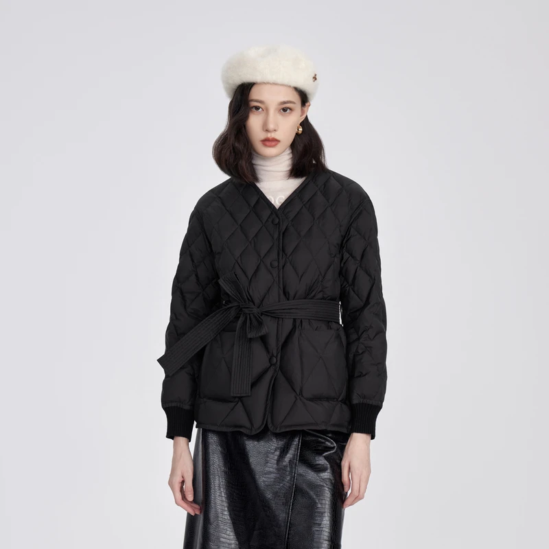 OBEG欧碧倩时尚贴袋羽绒服50444574