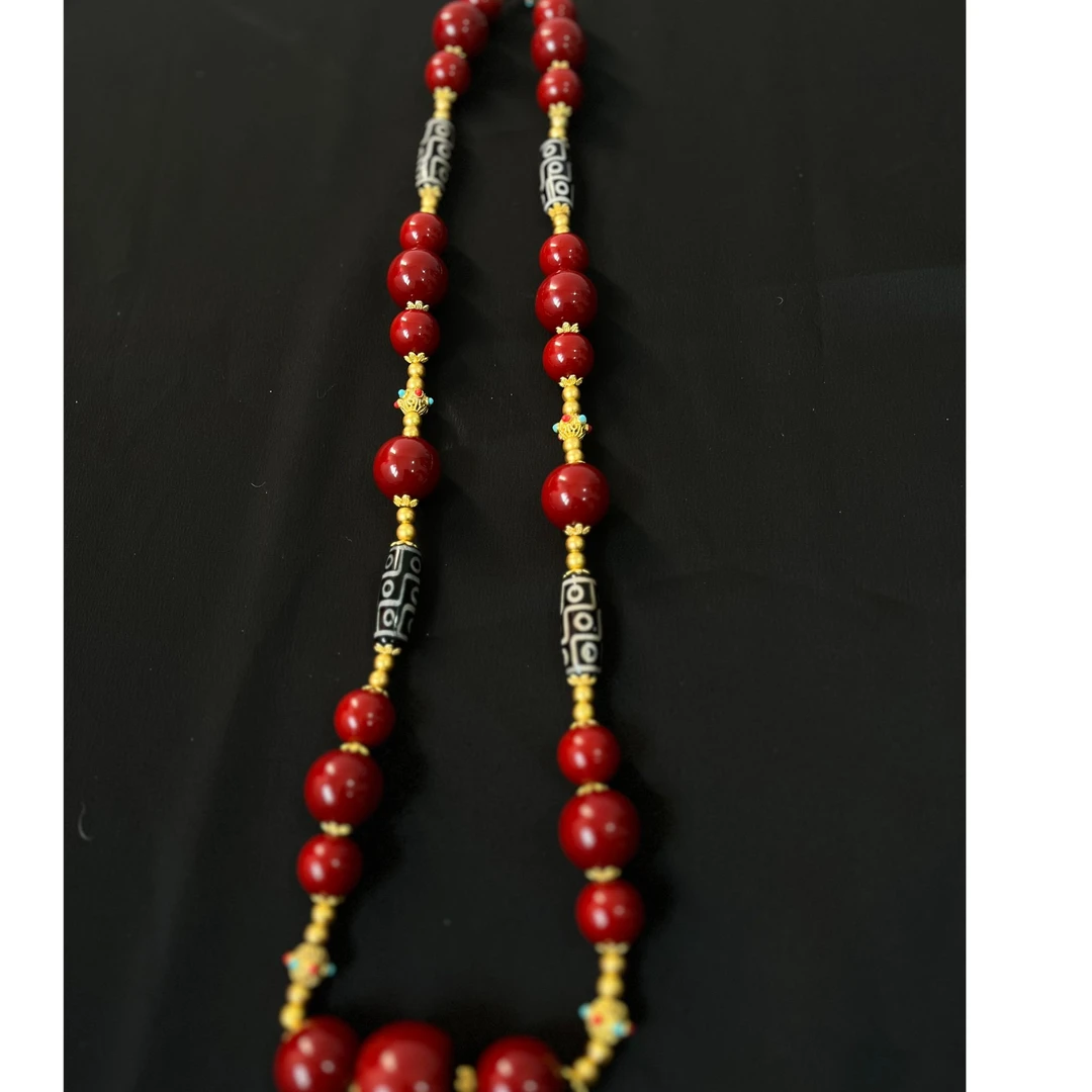 钨合金项链 藏式民族风女式项链