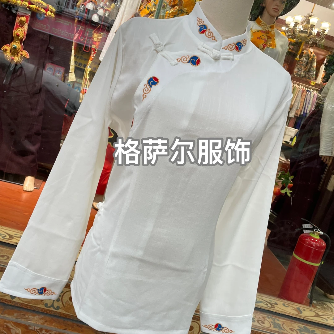 女式藏式绣花衬衣7 色