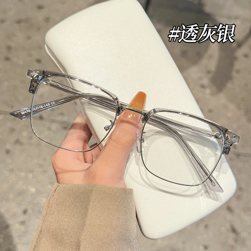 dg8近视眼镜框超轻素颜可配度数镜片防蓝光眉毛镜框架男女方圆脸