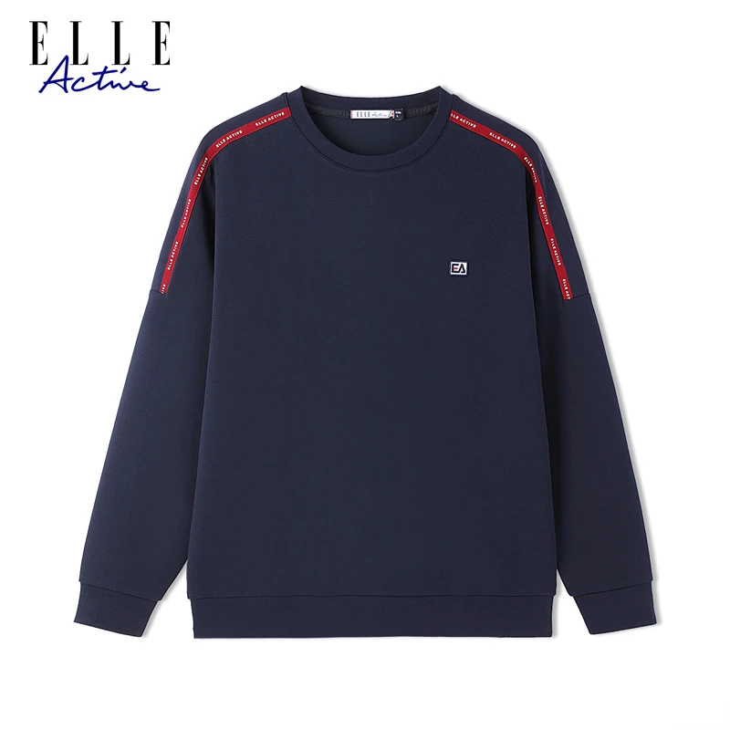 【达人专享】ELLE Active新款简约休闲百搭新款秋冬男士经典卫衣