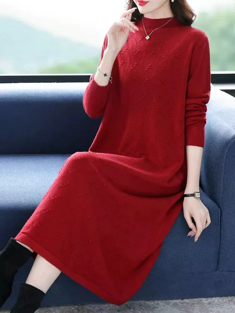 A700-799 秋冬显瘦休闲时尚气质百宽松洋气搭针织衫