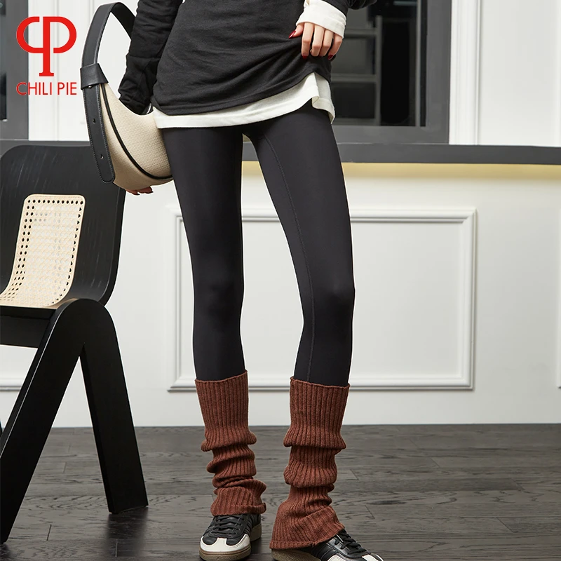 【贝贝专属】Chilipie 全场景瘦瘦磨毛打底裤 外穿九分 显瘦 轻运动