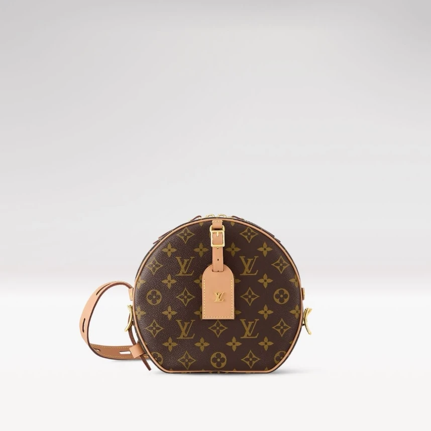 全新未使用 LouisVuitton/路易威登 经典老花大圆饼 软圆饼中号