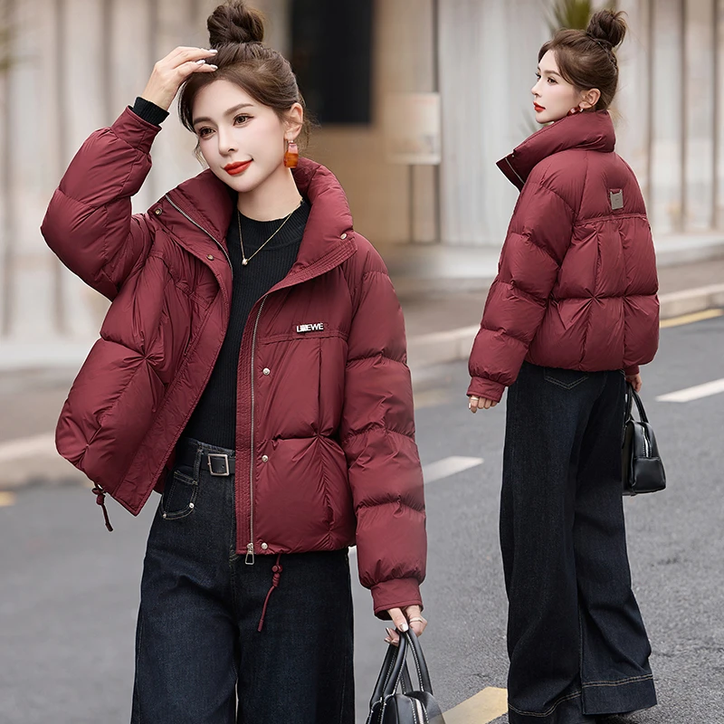 高级感短款羽绒服女冬季2025新款小个子超好看洋气保暖面包服外套