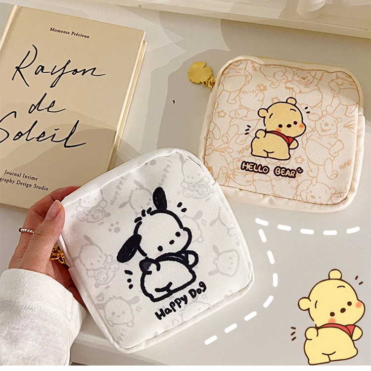 小扬哥推荐卡通姨妈巾收纳包大容量收纳包月事包学生便携随身可爱