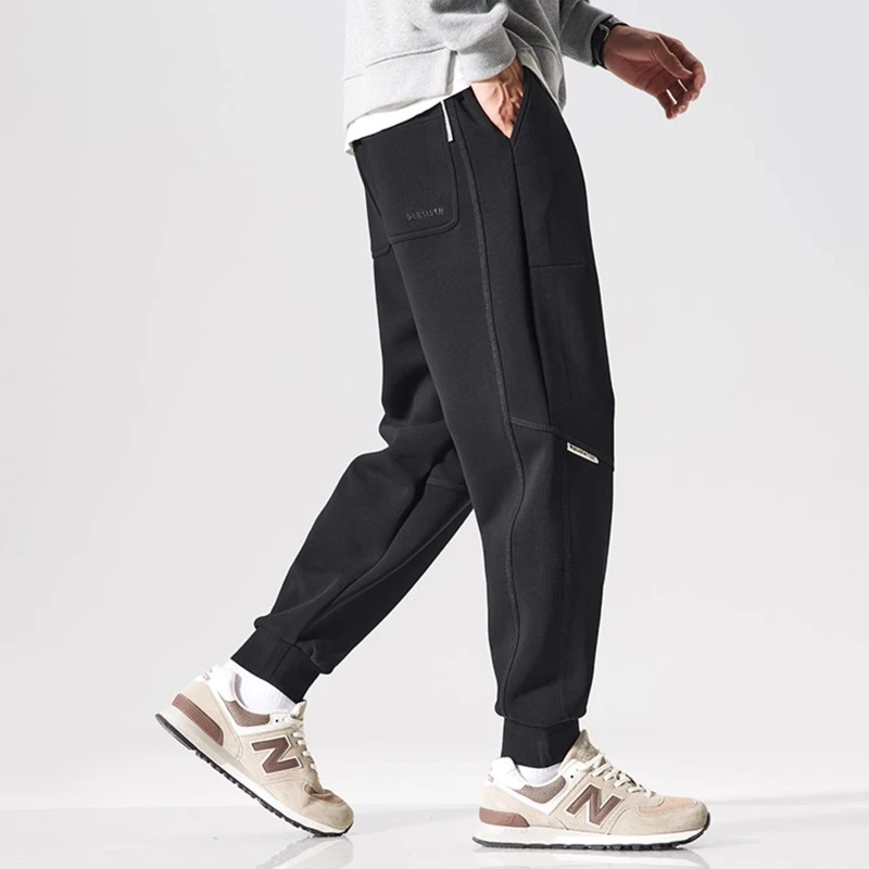 冰丝速干卫裤男2025夏款潮牌潮流美式篮球运动裤男士休闲束脚裤子