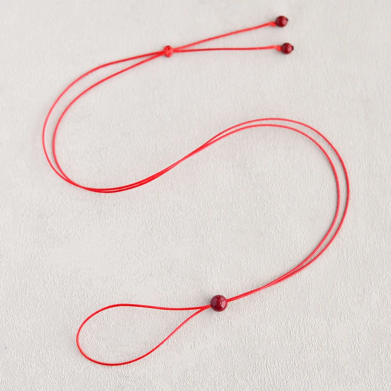 非金属皮质吊坠 皮质吊坠 极细项链绳平安扣吊坠绳免绑戒指挂绳