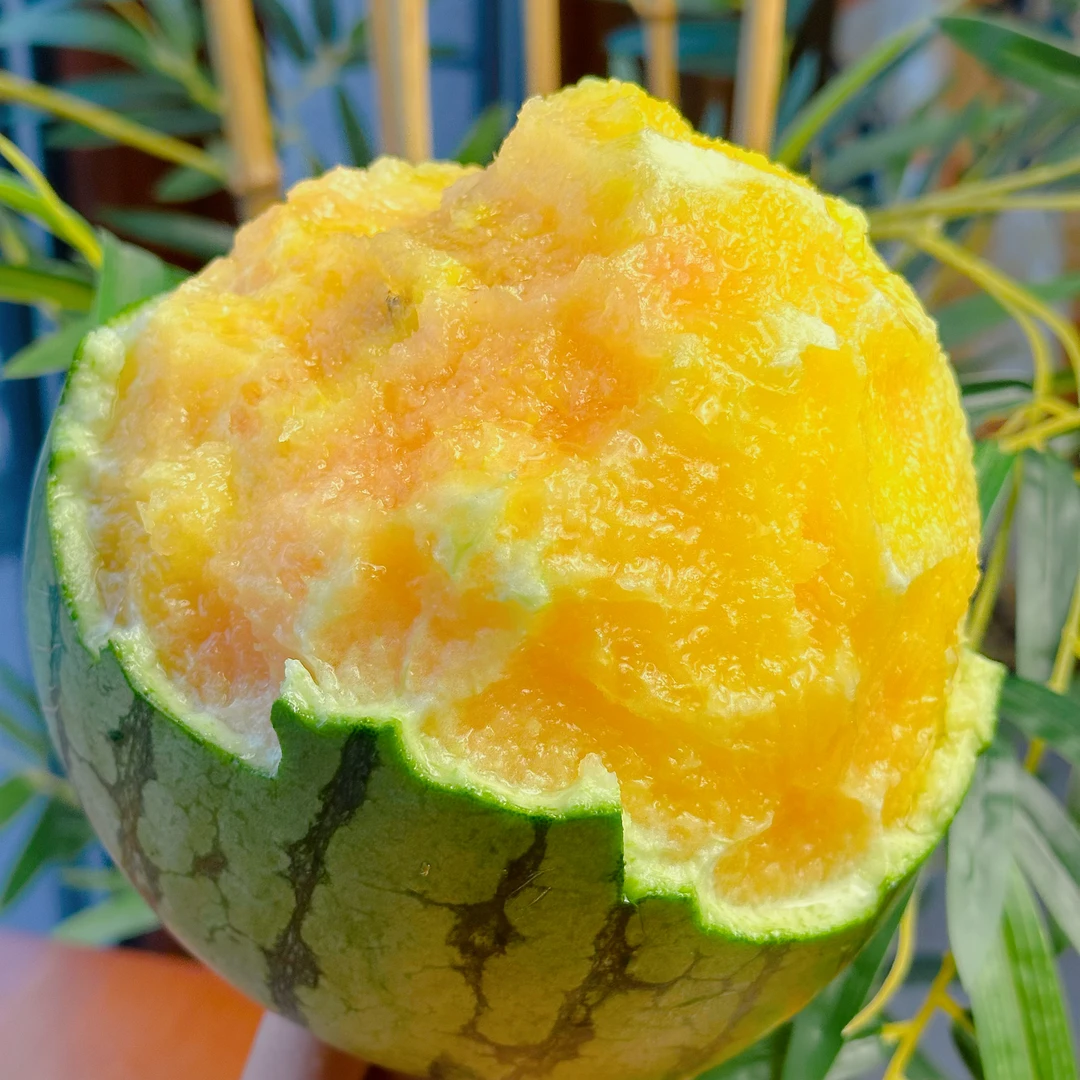 彩虹西瓜果肉脆爽水份足甜度高入口即化【冷藏后口感更佳】
