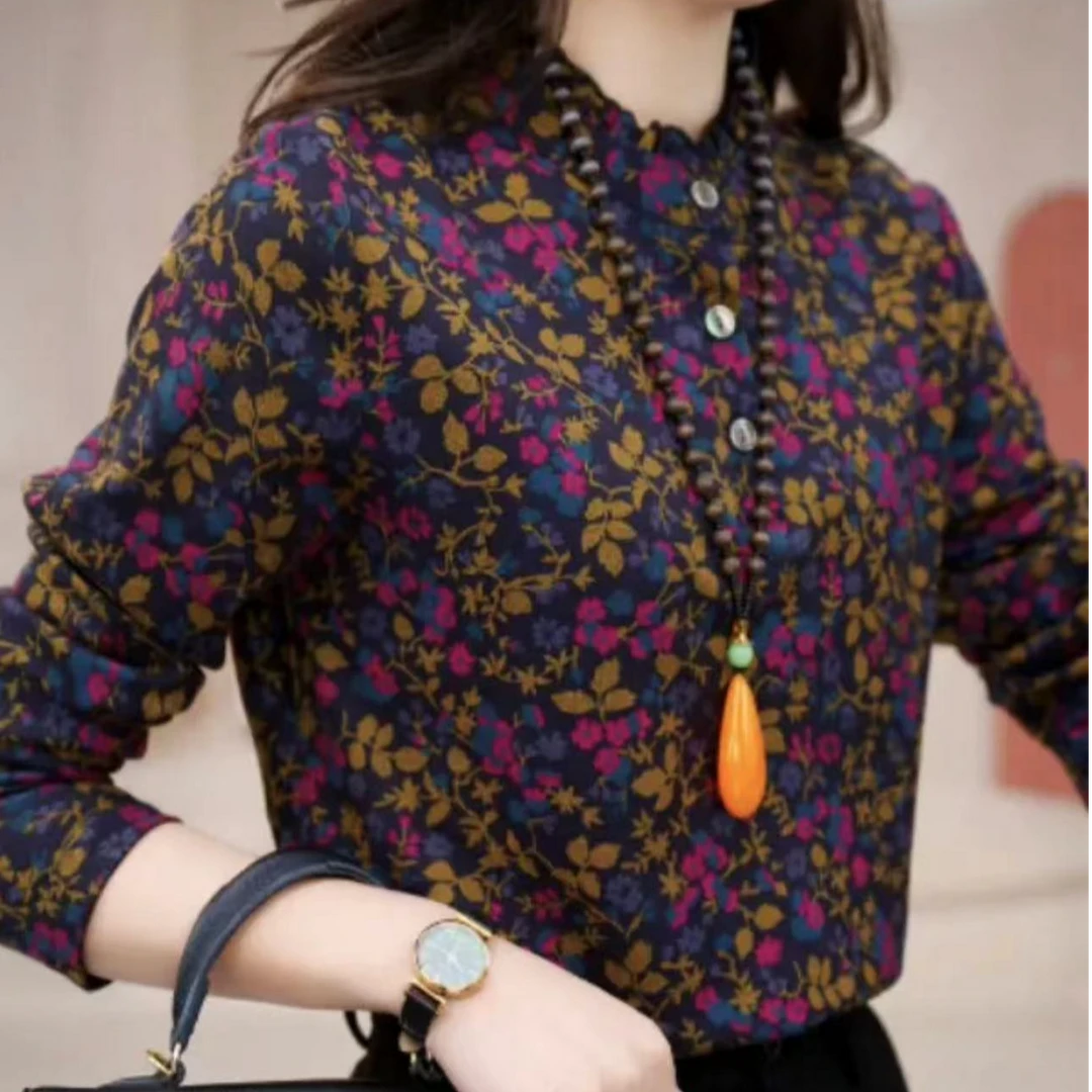 高级感洋气立领打底衫女长袖2024秋冬季新款气质显瘦小衫时髦上衣