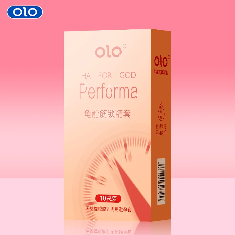 3D实心颗粒螺纹 OLO玻尿酸持久延时安全套天然橡胶胶乳男用避孕套