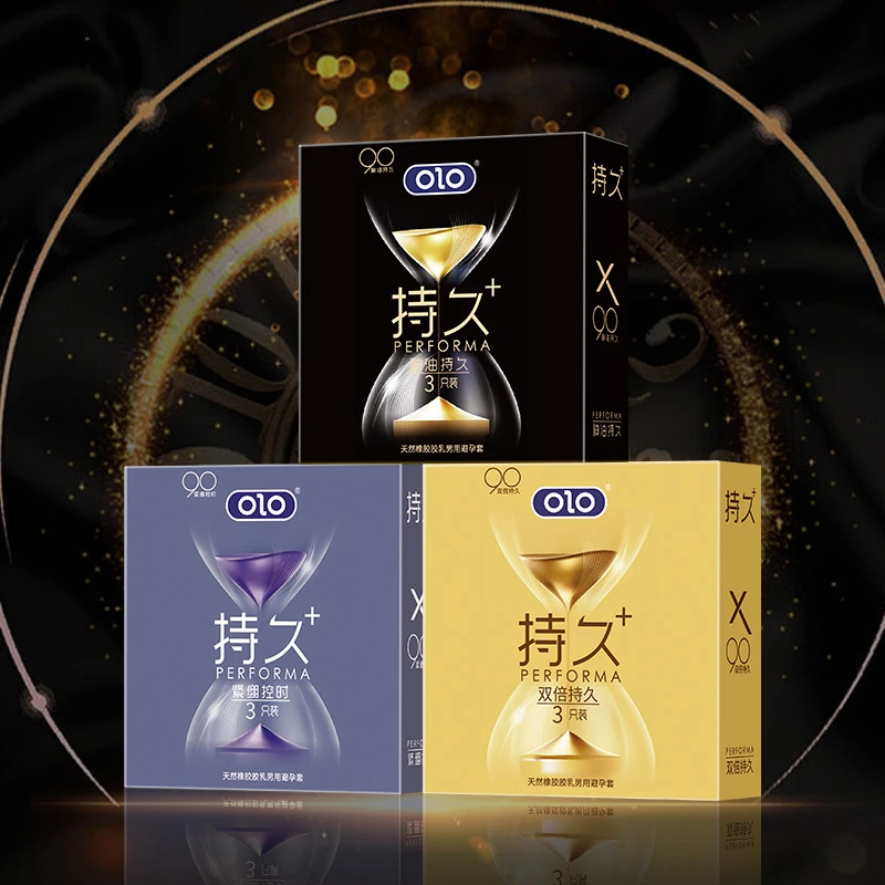 OLO持久延时玻尿酸水润润滑液物理延时安全套成人情趣计生用品保密发货官方正品天然橡胶胶乳男用避孕套