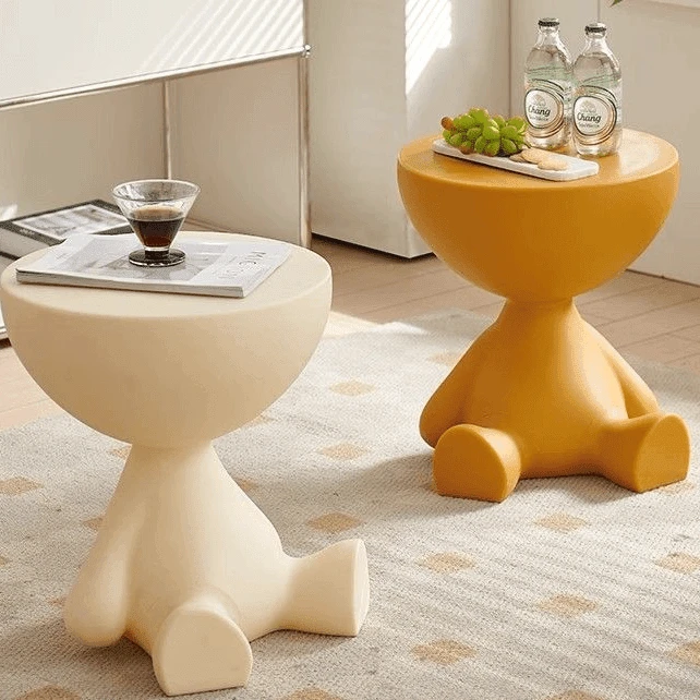 轻奢精致创意小户型欧式边几小平头茶几落地家居摆件床头桌