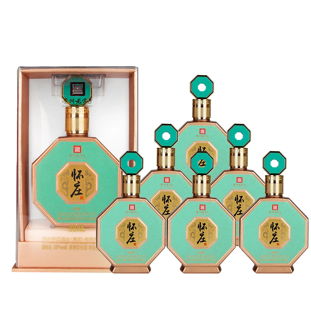 怀庄酒（韵藏）酱香型白酒53度优级好酒整箱装53度500ml