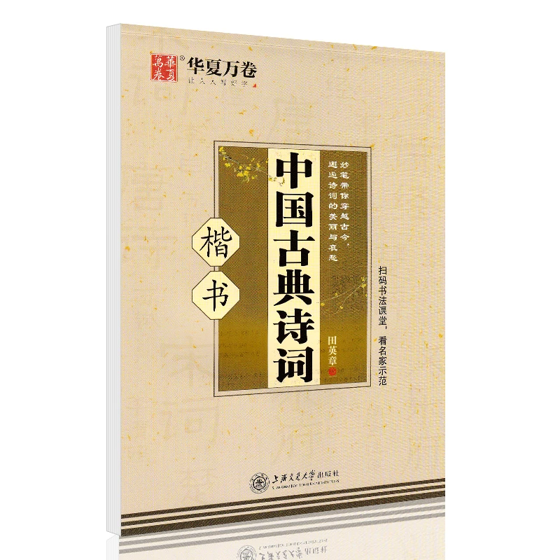 田英章楷书字帖中国古典诗词硬笔书法练字成年男钢笔临摹练字贴