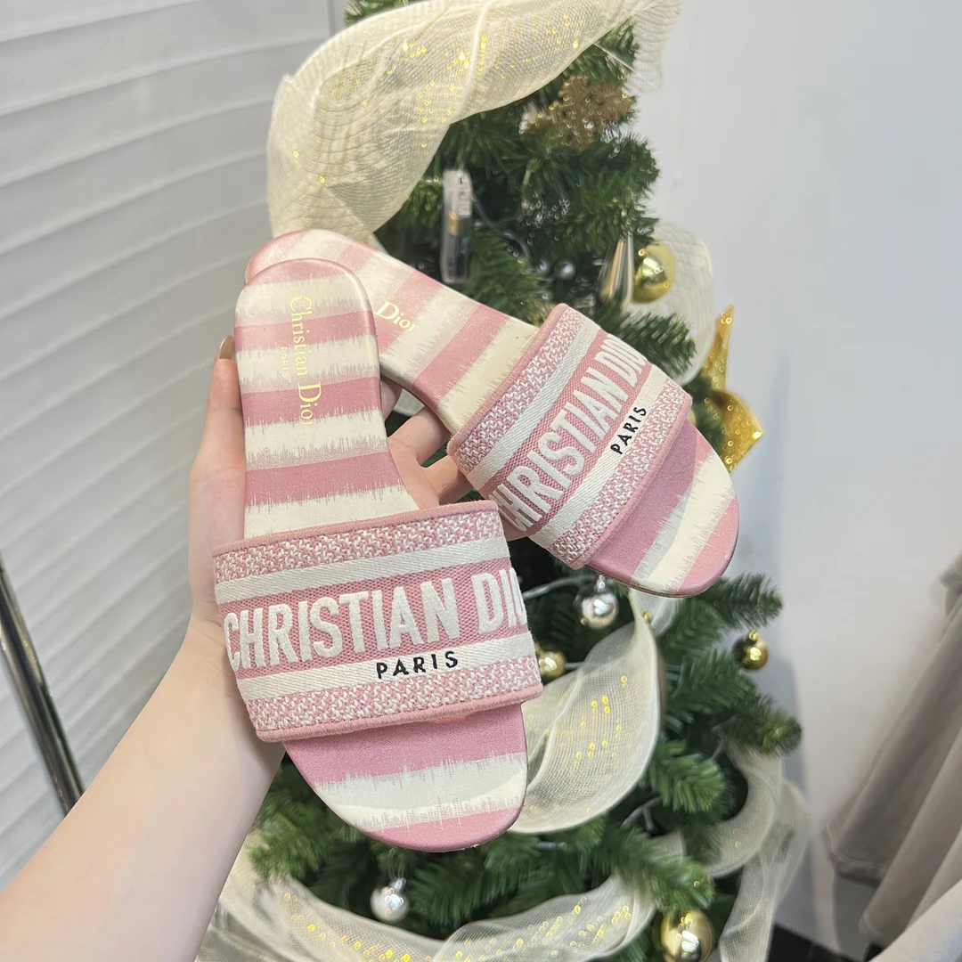 95新/DIOR/迪奥/Dway 露趾凉拖鞋37码/公价6100/1248