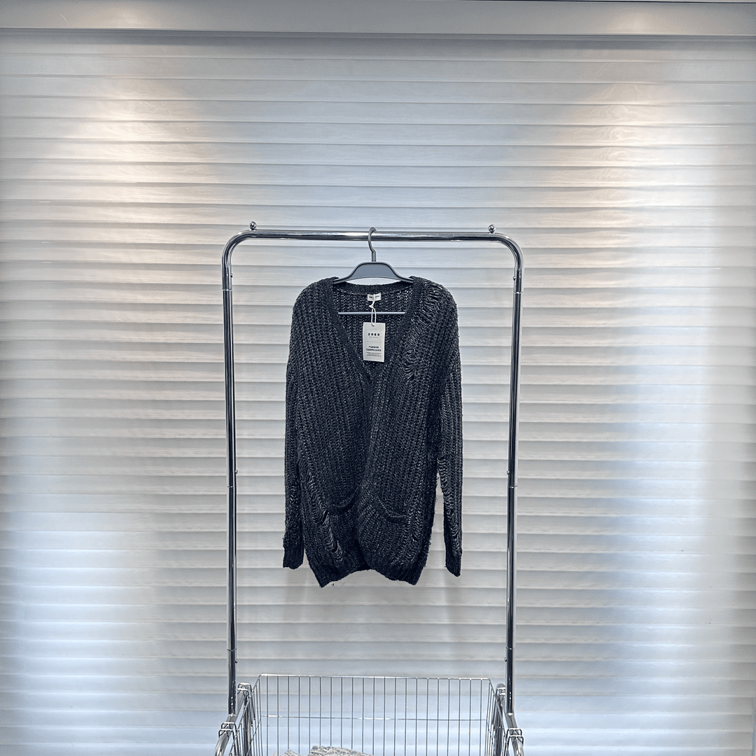 YSL/圣罗兰/ysl 破坏款针织开衫/m码/公价1.2w