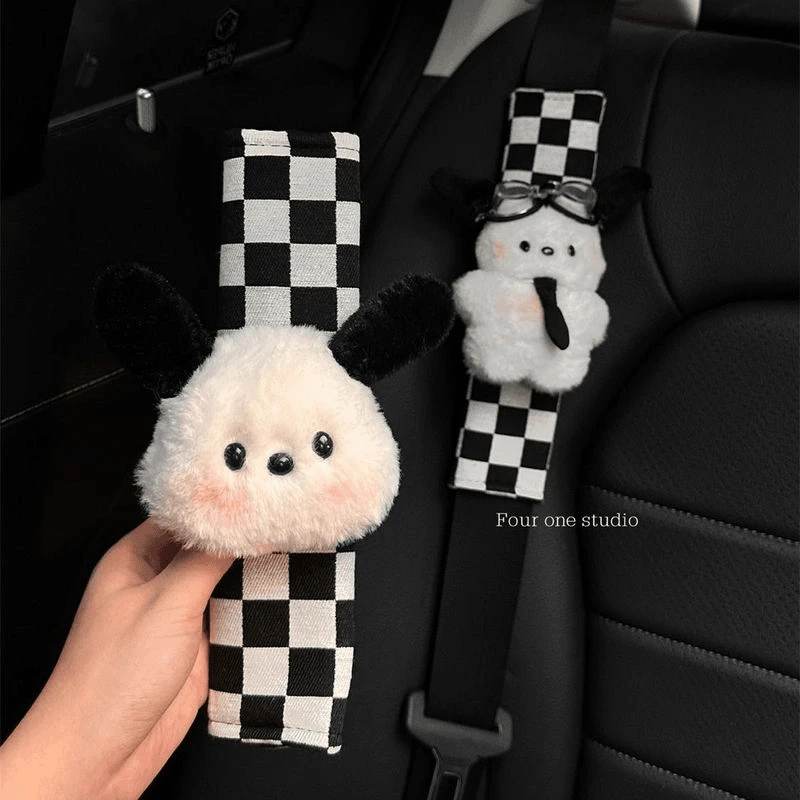 汽车安全带护肩套酷酷帕恰狗车载装饰情侣汽车饰品男生新车礼物