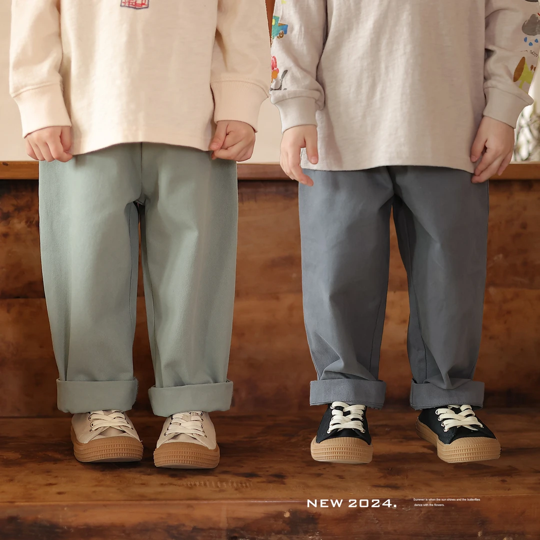 允儿妈男童装2024春季新品宝宝时尚休闲裤儿童个性裤子小男孩长裤