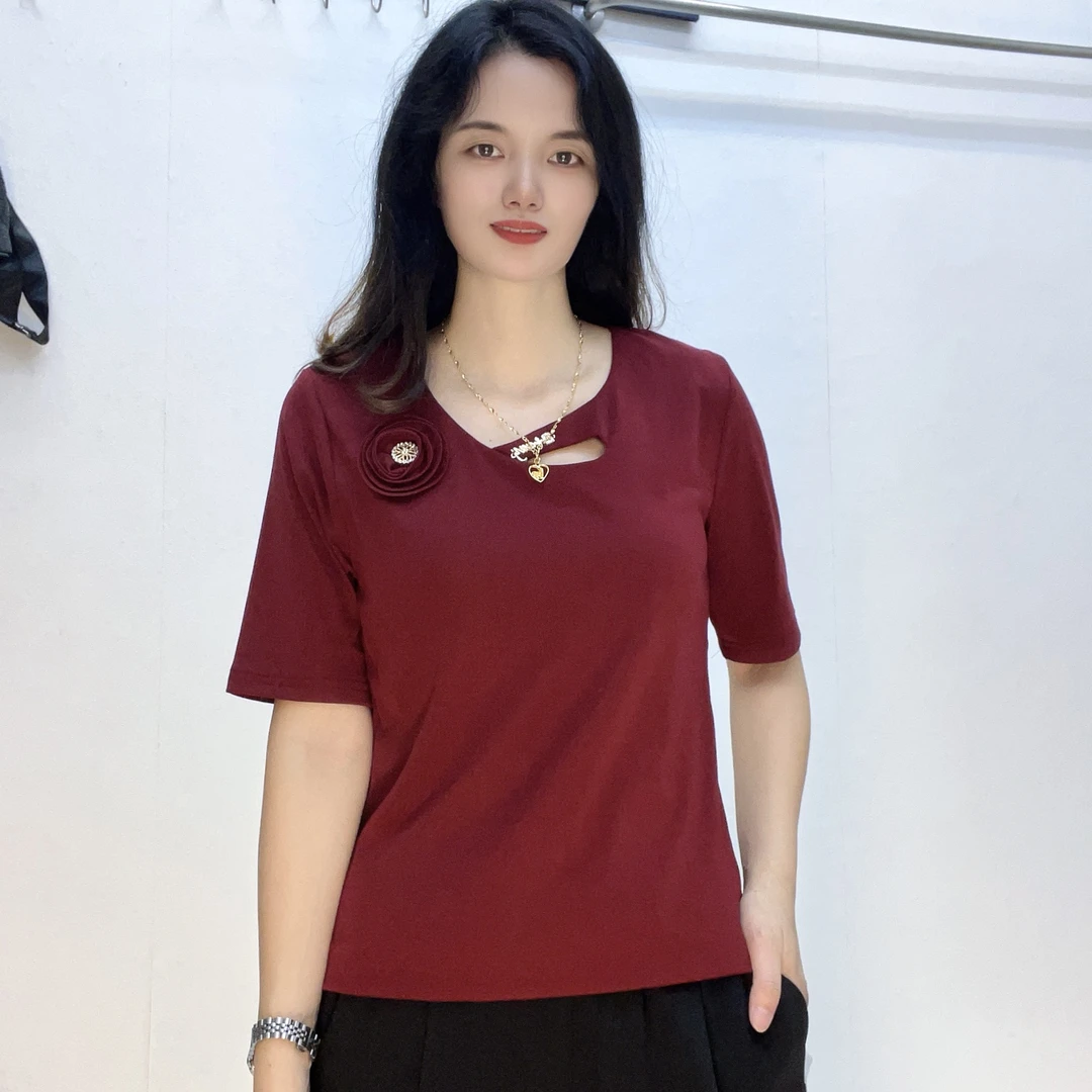 早秋中袖上衣8808（断码清仓）