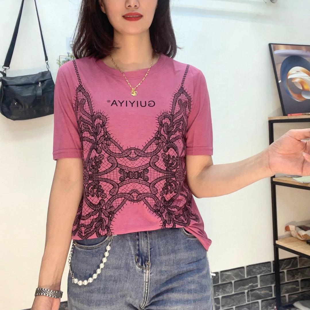 夏季时尚新款百搭上衣057