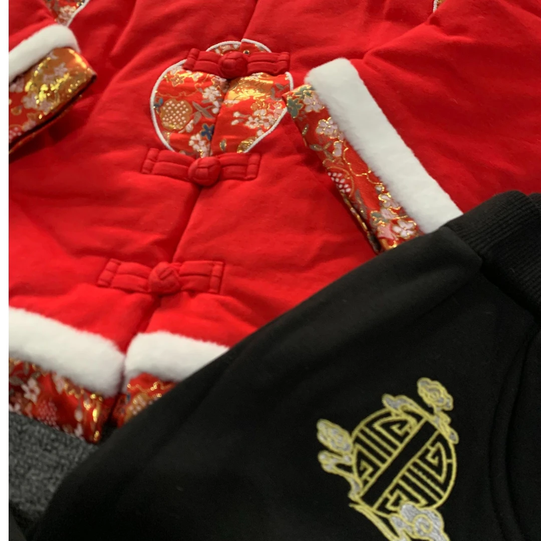 迪家儿童刺绣拜年服06