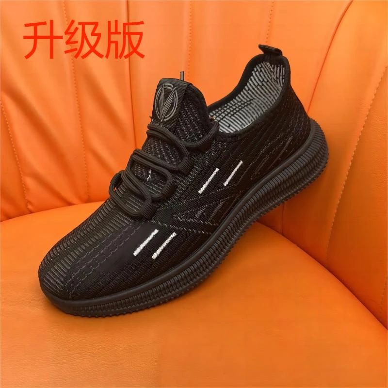 男鞋软底网鞋防滑休闲透气飞织鞋