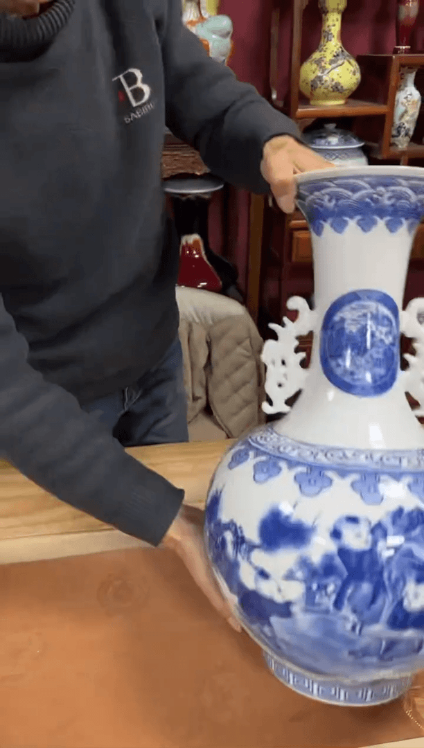 【闪购商品】陶瓷瓶双耳瓶