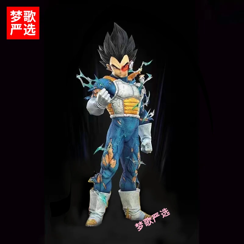 豪华LX三头雕贝吉塔43cm七龙珠手办超级赛亚人GK雕像动漫周边摆件