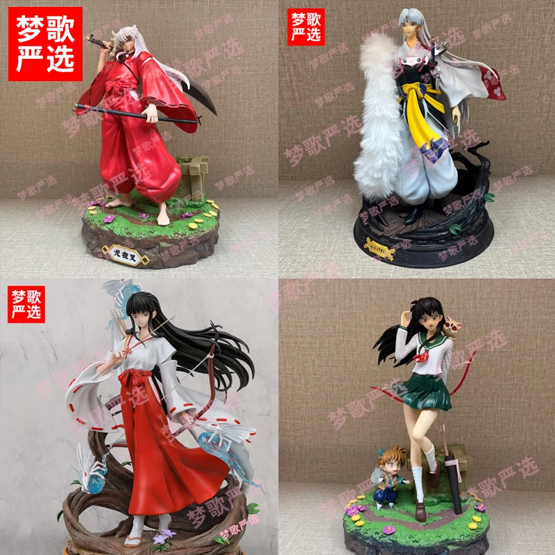 28cmGK杀生丸真实皮毛杀殿下动漫手办摆件模型