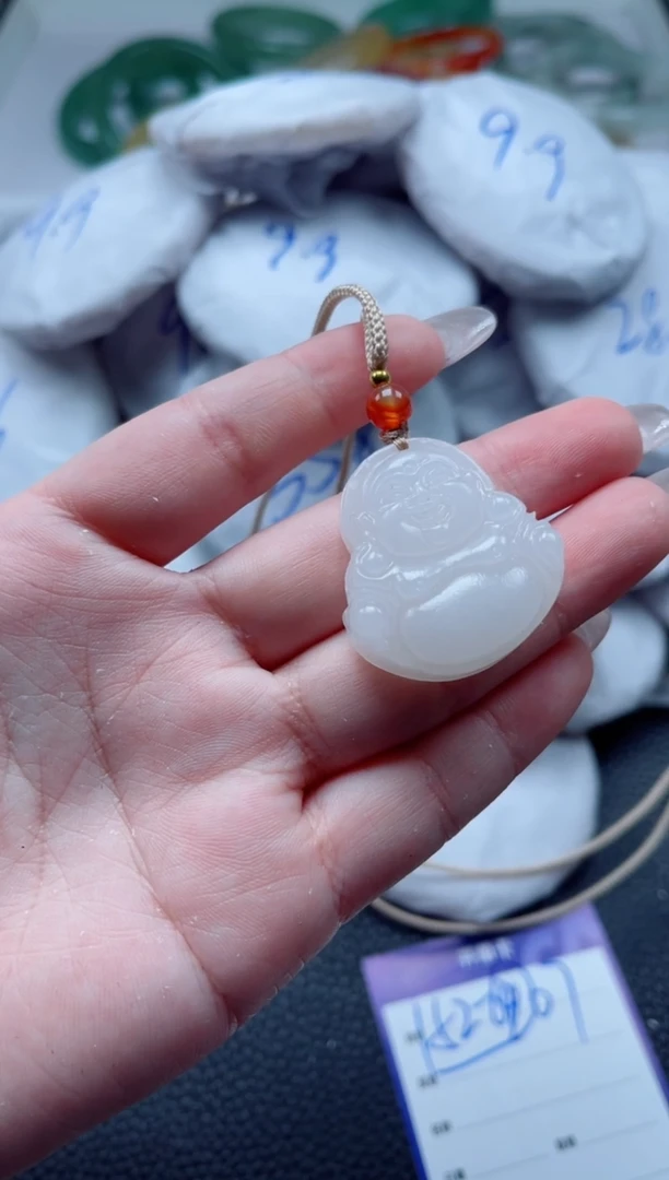 【闪购商品】石英质玉吊坠(不含链)未镶嵌佛公