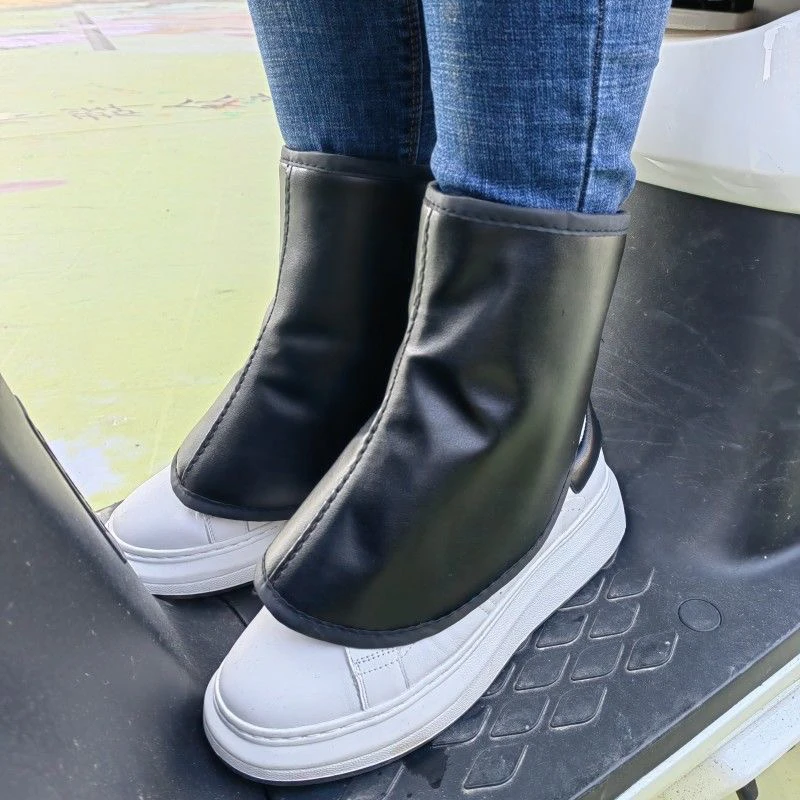 骑电动车防风护脚踝套脚面挡风防寒电瓶车脚腕脚脖子保暖冬季男女