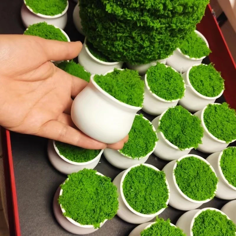 【福利】5*4cm白色塑料迷你花盆手工diy加厚小盆栽摆件高品质手工盆