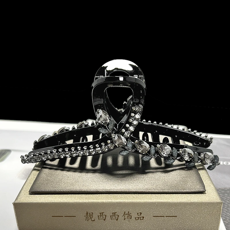 30329 11厘米轻奢重工气质盘发抓夹