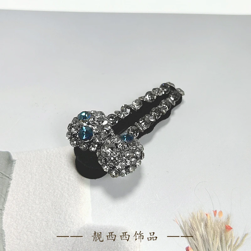 19165 5.8厘米轻奢满钻秋冬气质鸭嘴夹