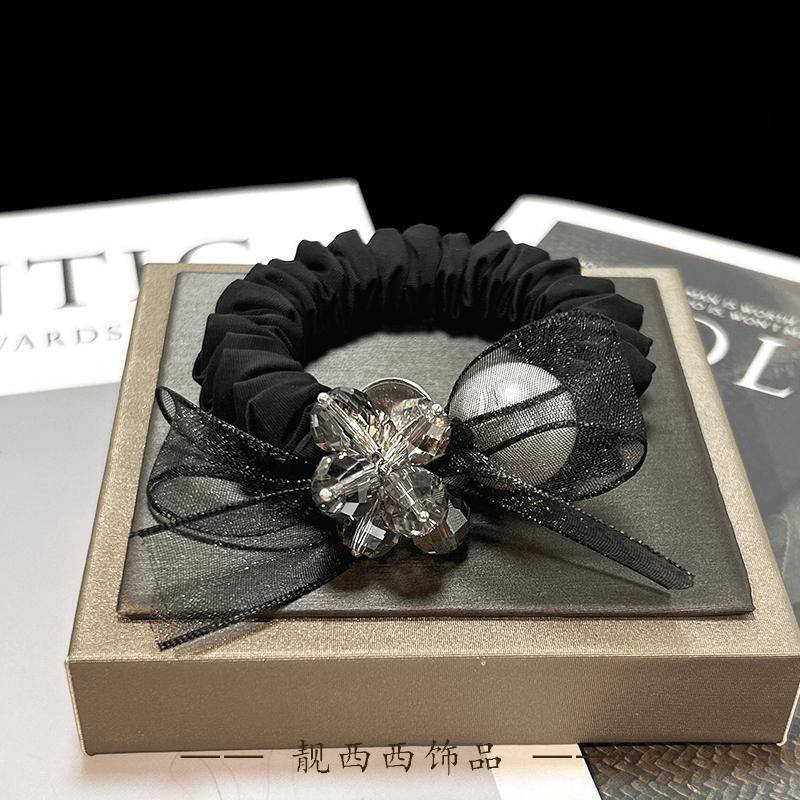 2193 黑色轻奢轻奢气质发圈