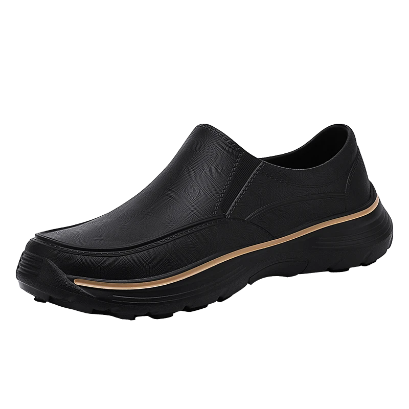 冬季厚底雨鞋休闲防滑鞋防油防水鞋厨师鞋后厨洗车鞋男鞋轻时尚