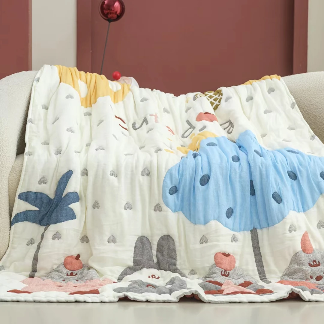 【温暖居家】泡芙被150x200cm-爱心动物园